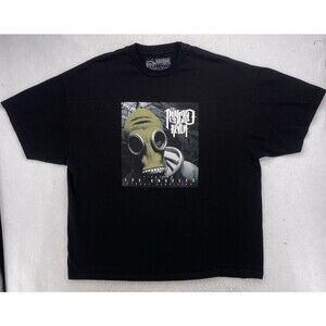 Psycho Realm T-Shirt Sicksides Uniforms Black LA Gas Mask Graphic Tee Size 3XL